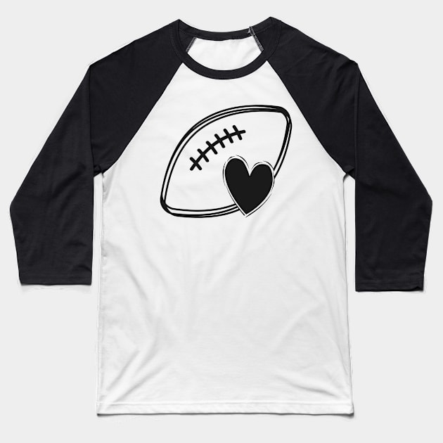 Football Baseball T-Shirt by pitulas